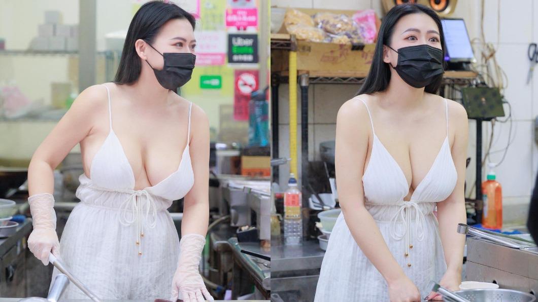 有網友神出正妹店員的真實身分其實為網美「崩壞英文老師倪娜」。(圖/翻攝自「@nina_loveu」推特)