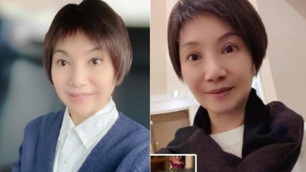 唐美雲如今以假髮示人。(圖/翻攝自唐美雲臉書)