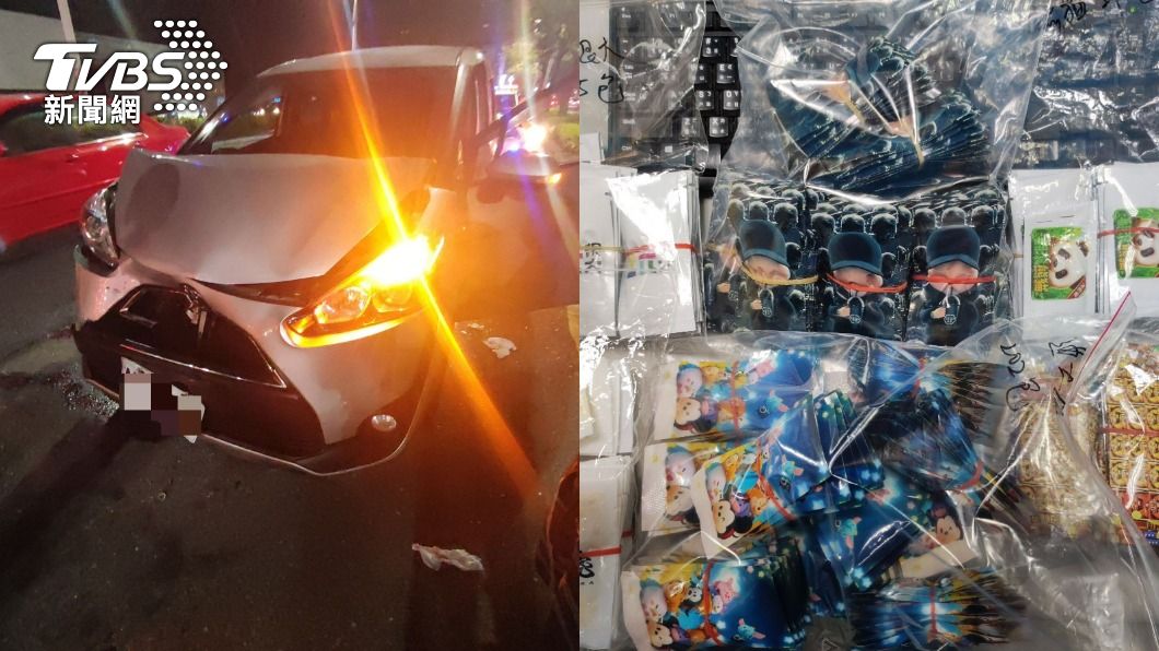 高雄街頭互逼、砸車！警方趕到兩台車共查獲367包毒品