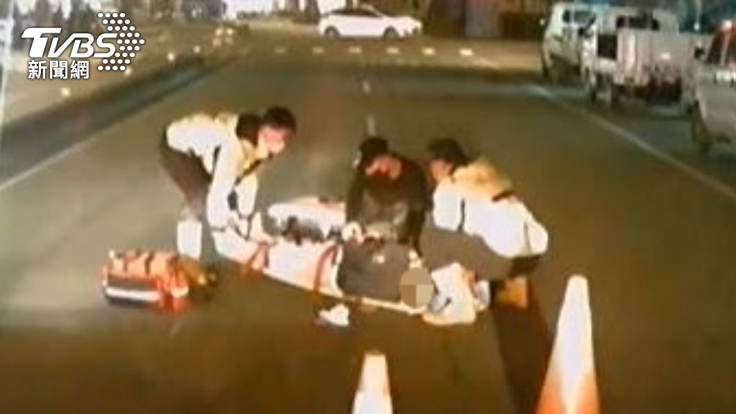 行人仍在加護病房觀察，肇事駕駛並無驗出酒精反應。（圖／TVBS）