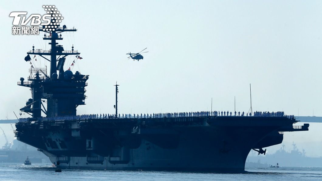 美中緊張!共軍黃海射「實彈」 美國尼米茲航母南海操演