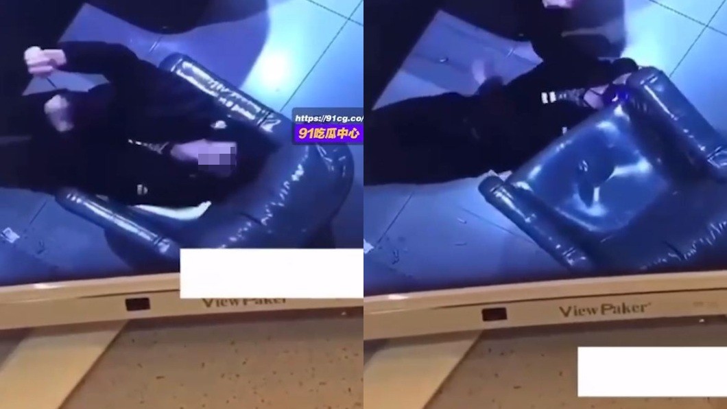 監視器拍下他生前最後30秒畫面情況超詭異。(圖/翻攝自大陸社群平台91吃瓜中心)