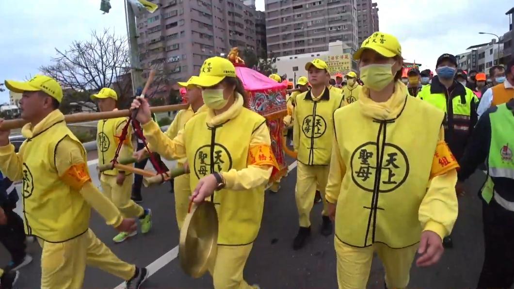 白沙屯媽祖12日起轎。（圖／翻攝自白沙屯媽祖網路電視台YT）