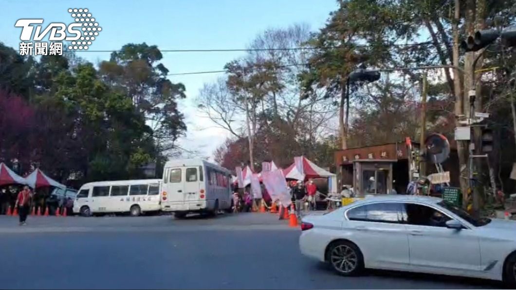 改善賞櫻塞車亂象 南投草坪頭祭假日總量管制新措施