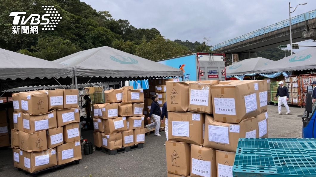 目前已募得部分物資與善款。(圖/國際扶輪3523地區提供)