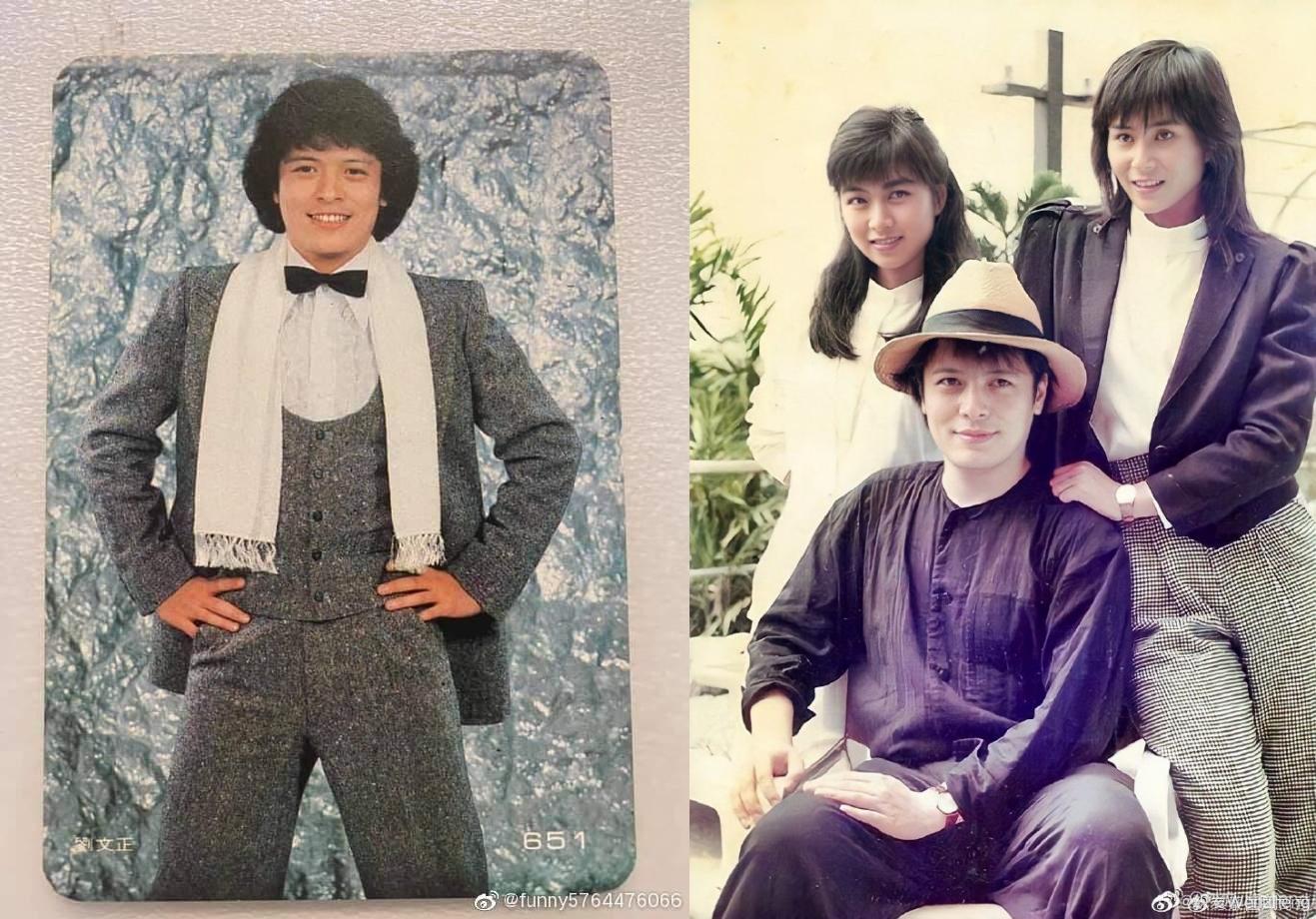 圍巾與帽子是劉文正的標準造型之一。(圖/翻攝自funny5764476066、劉文正legend微博)