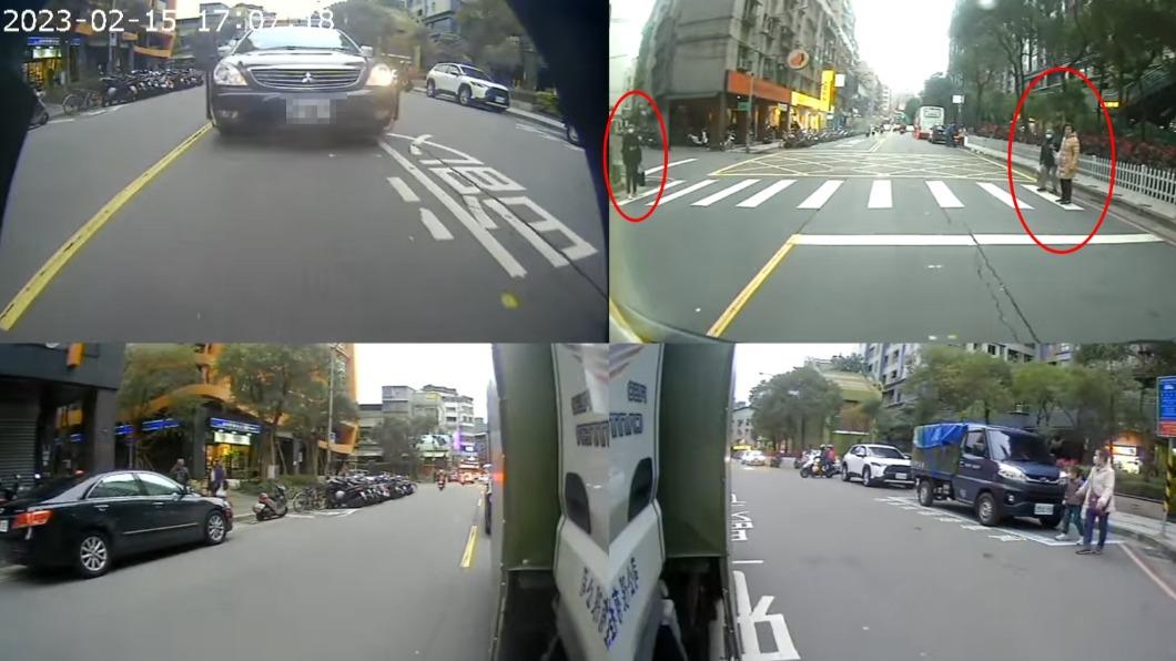 貨車禮讓行人竟遭後方警車鳴笛!網諷行人地獄 警方急回應