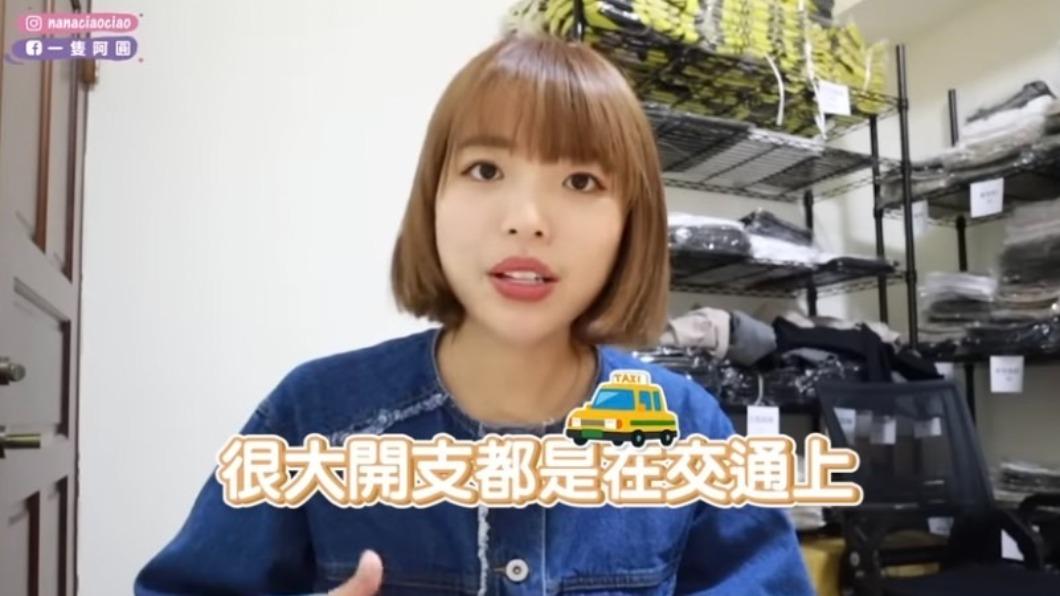 阿圓透漏平時最大的支出領域是交通。（圖／一隻阿圓 I am CIRCLE）