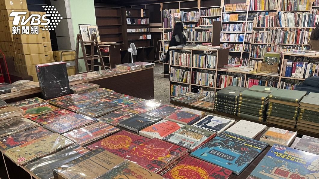 台南二手書店「墨林」，店內藏書豐富。（圖／中央社）