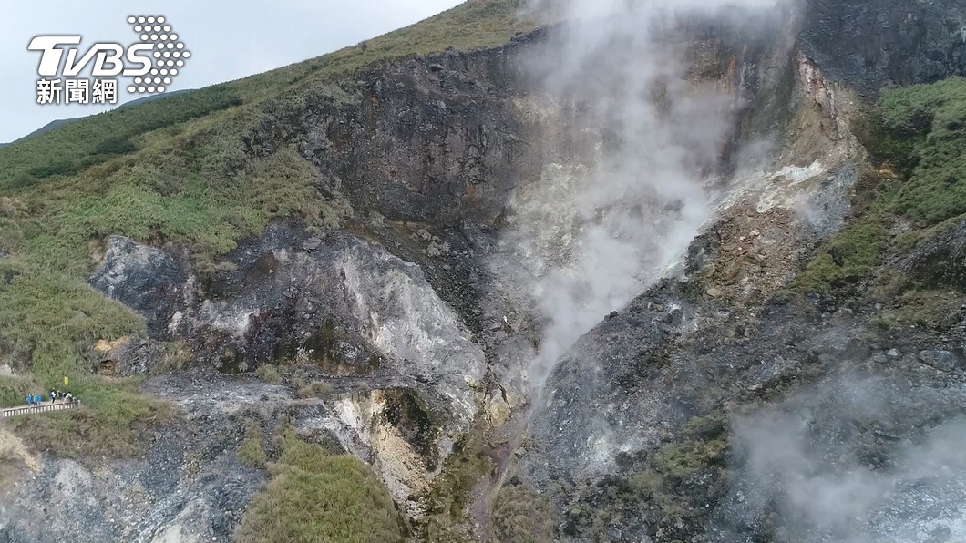 昨日地震與大屯火山有關。(圖/TVBS資料畫面)