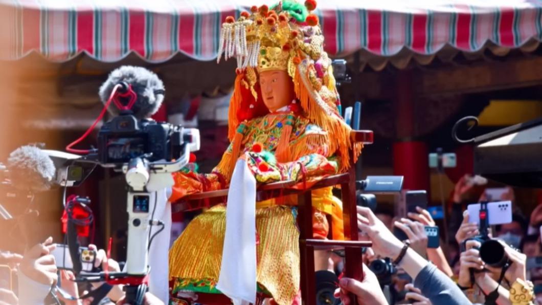 白沙屯媽祖回鑾經雲林，香客遭貨車撞擊。（圖／翻攝自白沙屯媽祖網路電視台 YouTube）