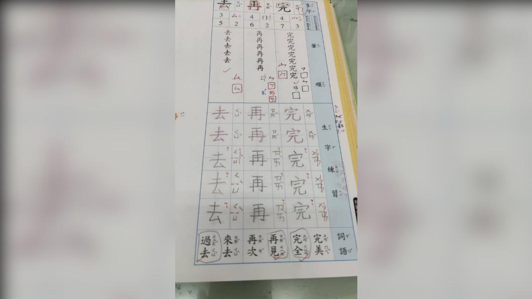 老師矯枉過正?小一生字訂正不完 母批:沒辦法下課
