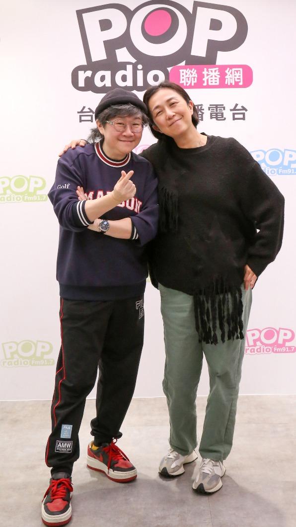 黃韻玲（右）分享跟張雨生的緣分。（圖／POP Radio提供）