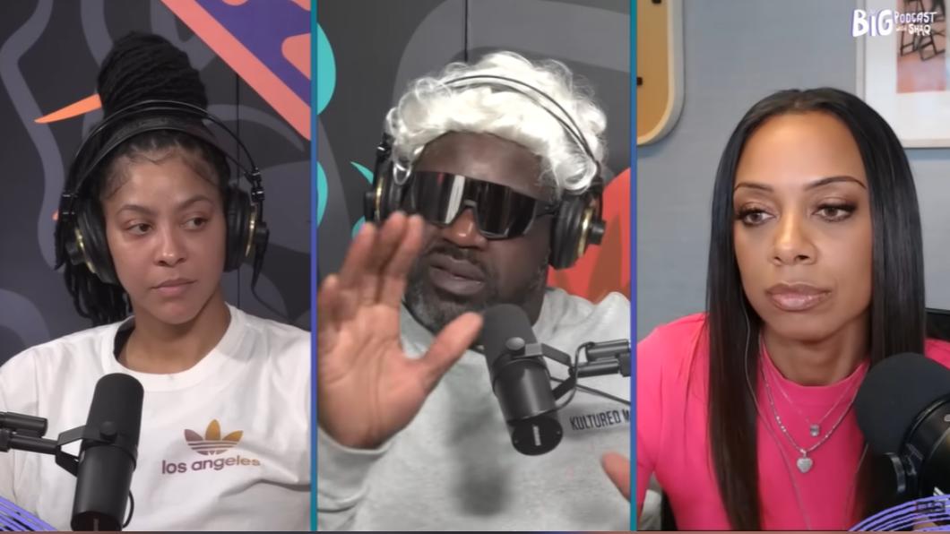 俠客在Podcast中力挺蕾哈娜。(圖/翻攝自NBA on TNT YT頻道)