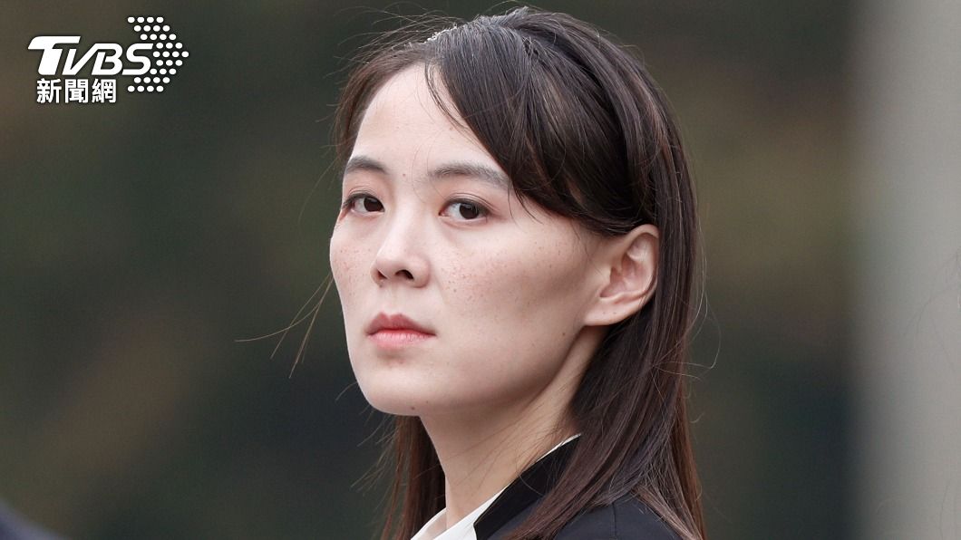 北韓領導人金正恩的胞妹金與正。(圖/達志影像美聯社)
