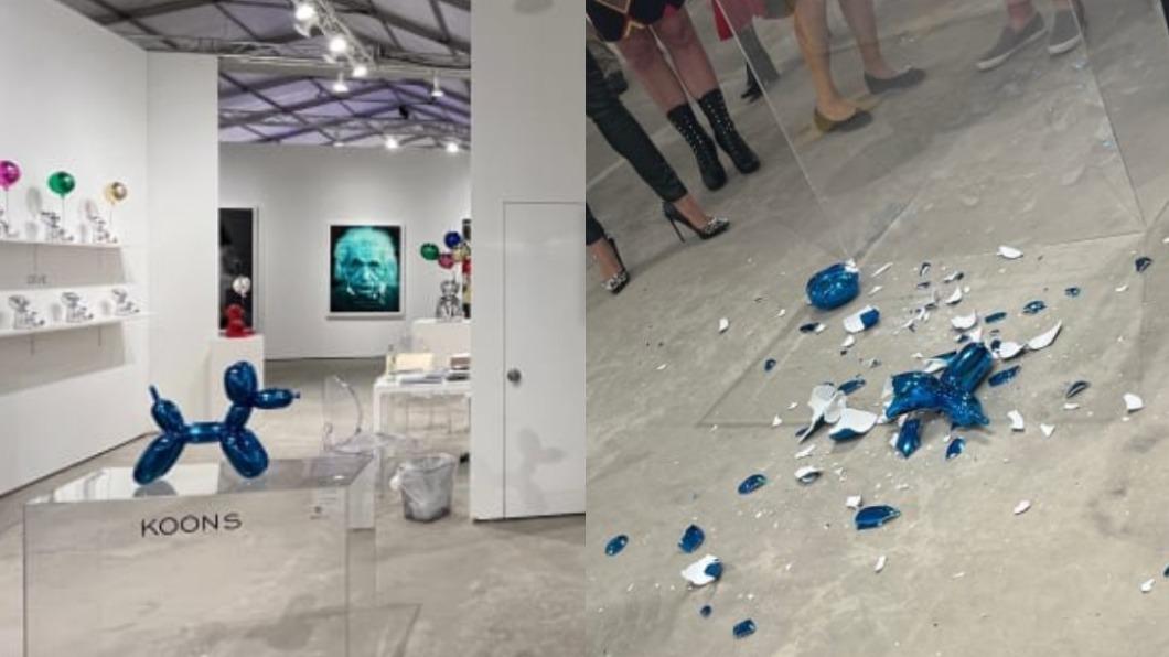 女收藏家闖大禍!價值百萬「氣球狗」在美展出被打破