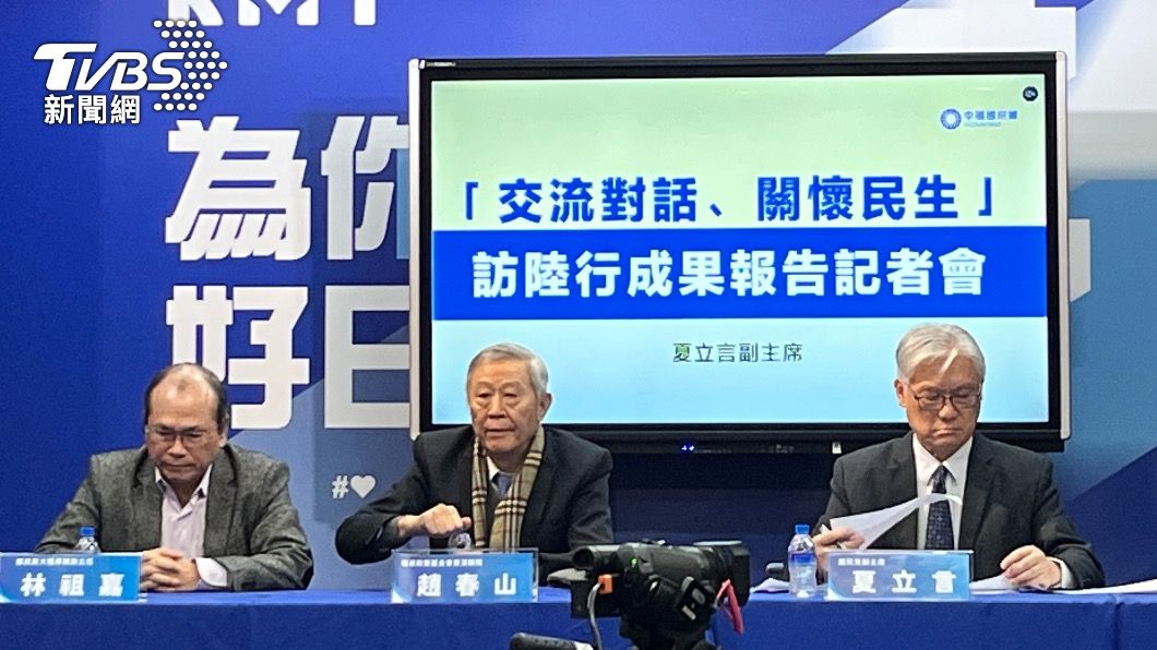 國民黨副主席夏立言。(圖/黃韋銓攝)
