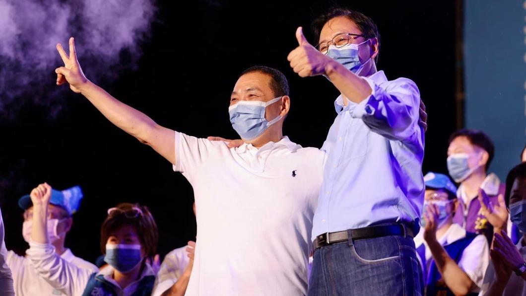 侯友宜過去為藍營候選人站台不遺餘力。(圖/翻攝自侯友宜 臉書)