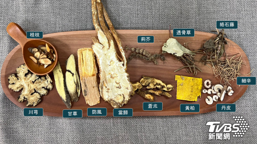 北榮傷科洗劑由12種天然中藥製成。(圖/台北榮總提供)