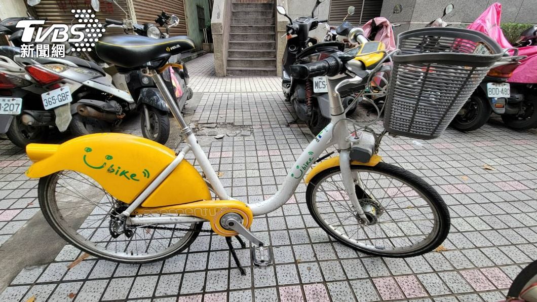 肇事的YouBike。（圖／TVBS）