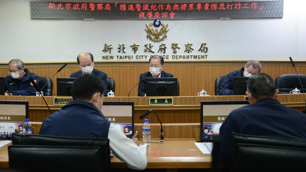 警政署長訪新北市警局 要求強力掃黑打詐、恪遵警紀
