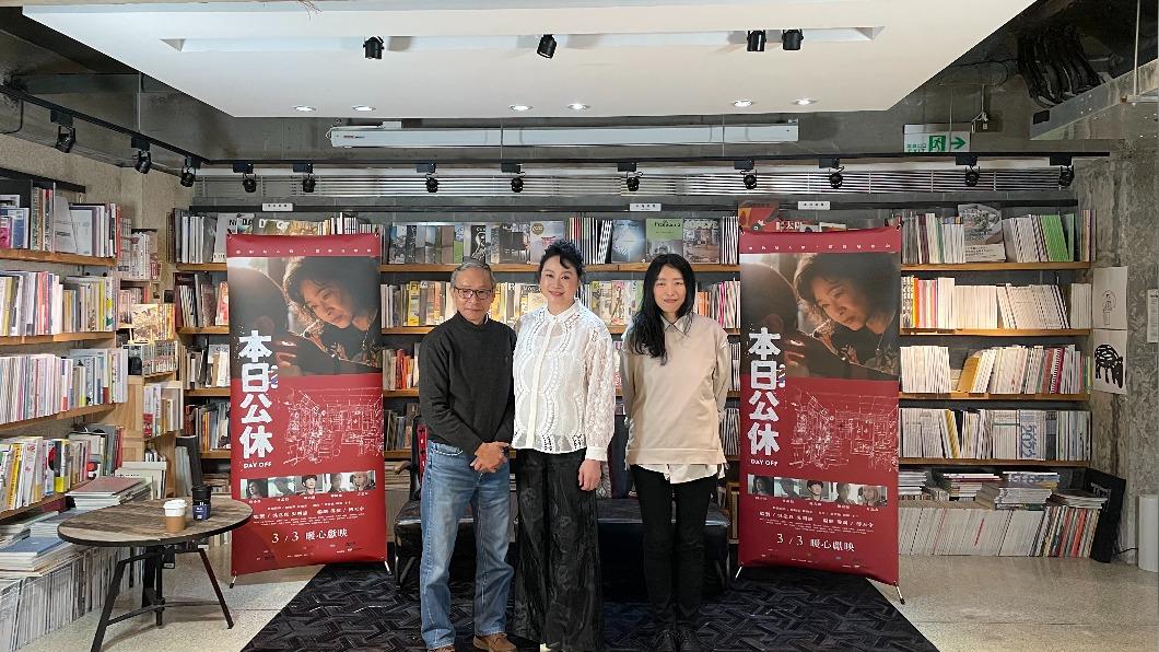 吳念真（左起）、陸小芬、導演傅天余分享拍片心得。（圖／威視電影提供）