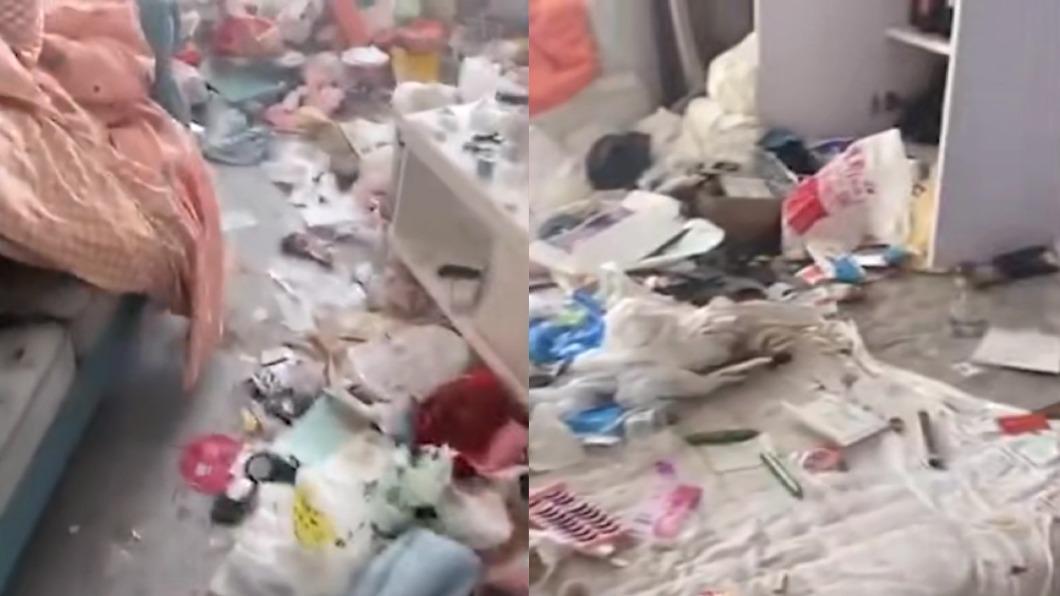 垃圾山爆擊!女退租留滿屋垃圾 房東看傻:老鼠都迷路