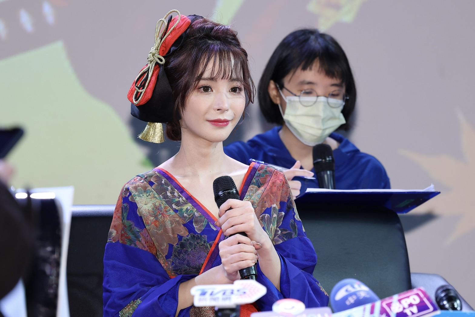 要是男朋友太沉迷於遊戲角色,桃乃木香奈覺得自己會吃醋。。(圖/黃城碩攝)
