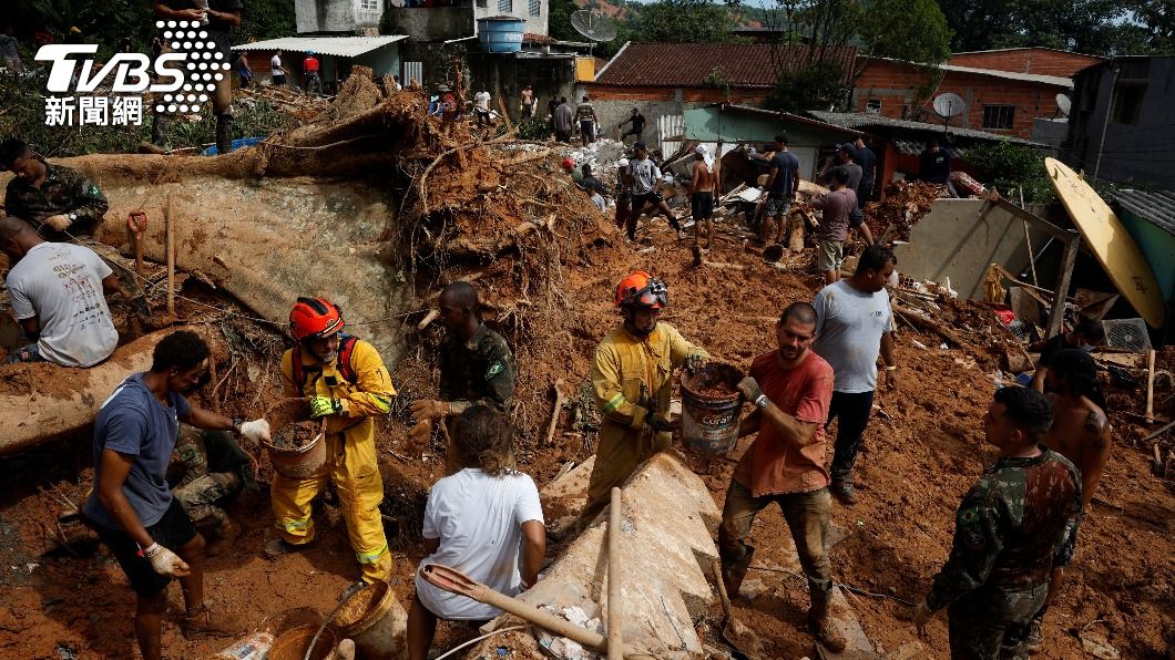 圖輯/巴西東南部豪雨成災 土石流毀家園釀至少48死