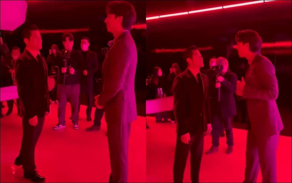 活動上郭富城與孔劉用英文小聊一番。(圖/翻攝自jenny7kim IG)