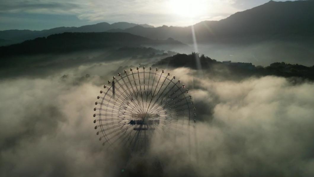 劍湖山絕美畫面!雲海中的摩天輪 達人不藏私曝撇步