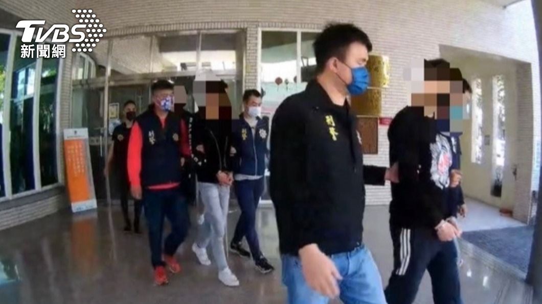 5名成員皆被逮捕歸案。(圖/TVBS)