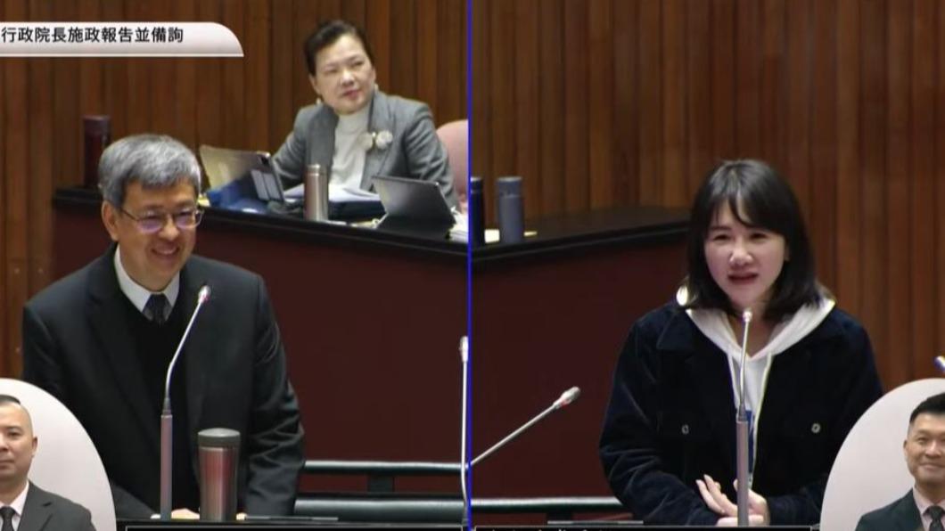 行政院長陳建仁今（24）日率領相關部會首長赴立法院，首度進行施政報告並備詢。（圖／翻攝自國會頻道）