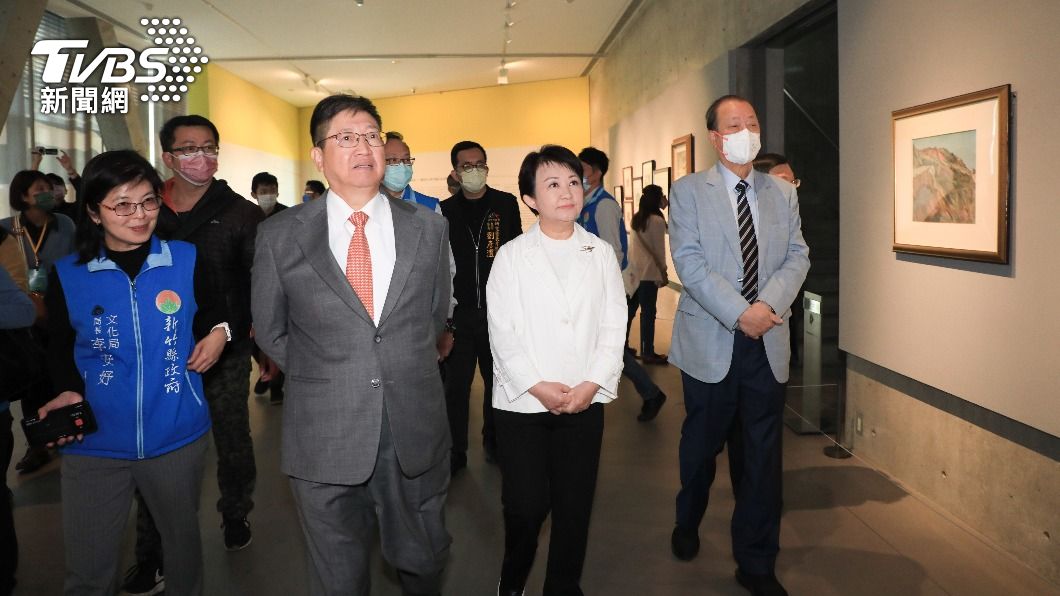 蕭如松百歲冥誕巡迴展-台中市長盧秀燕-新竹縣長楊文科至亞美館參訪
