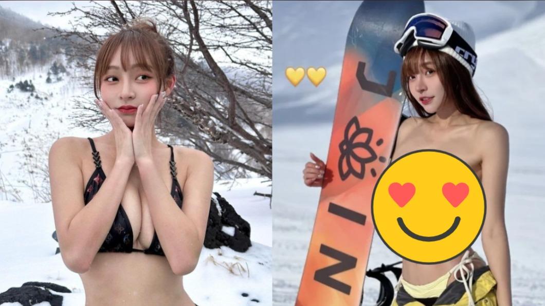 林襄加碼雪地比基尼辣照!曝「真實體重」羞喊:運動量太大了