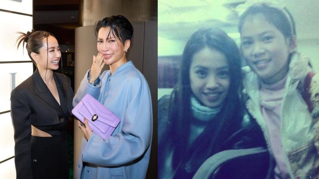 睽違21年的再次同框讓莫莉激動到不行。(圖/翻攝自@molly_chiang IG)