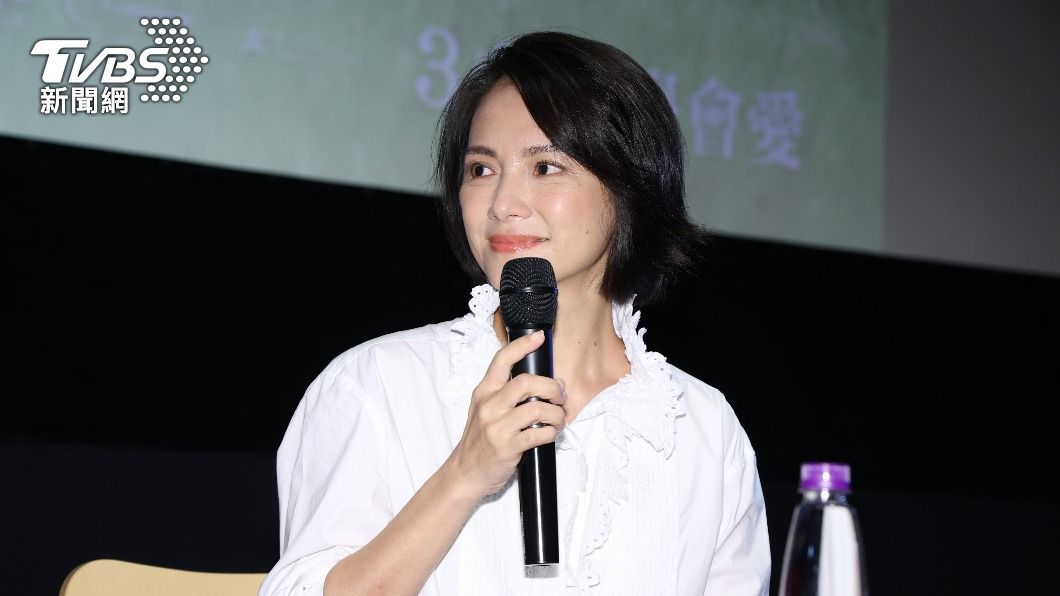 李心潔回答主持人問題。(圖/梁恩誌攝)