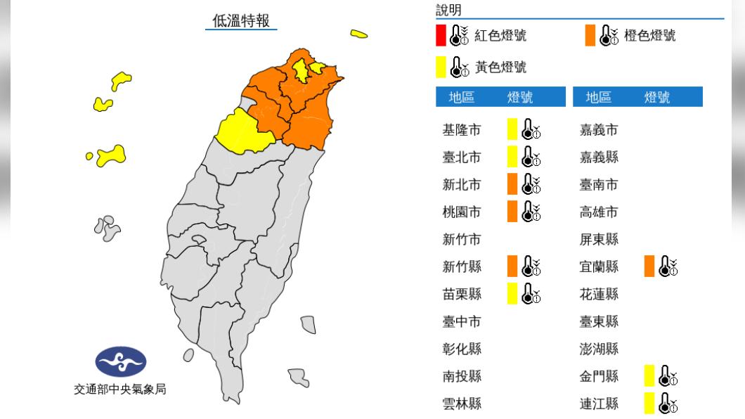 06:00天氣即時報/強冷氣團影響天氣冷 沿海空曠區風強浪大