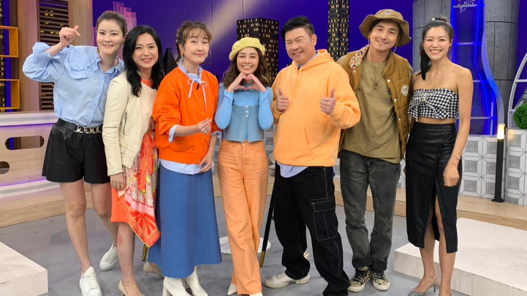 衛視中文台《一袋女王》當集錄影來賓,宋哥(左起)、張鳳書、巴鈺、宇珊、王少偉以及若綺。(圖/衛視中文台提供)