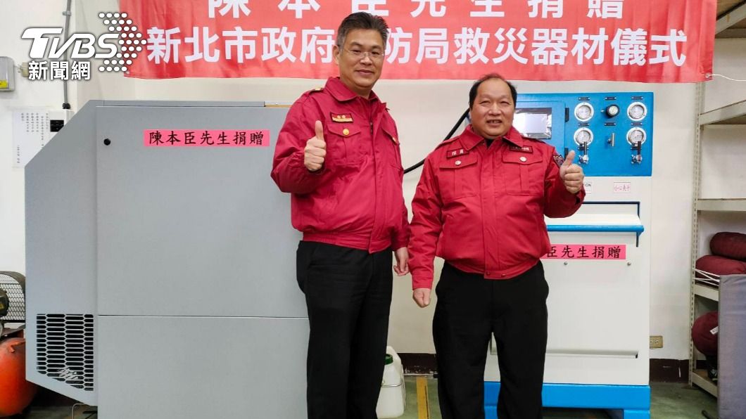 你的呼吸我來顧！不讓消防員受困濃煙　義消父捐空壓機　