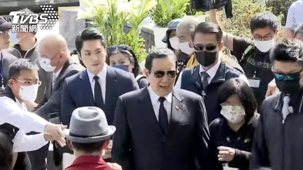 前總統馬英九出席228事件紀念會。（圖／TVBS）