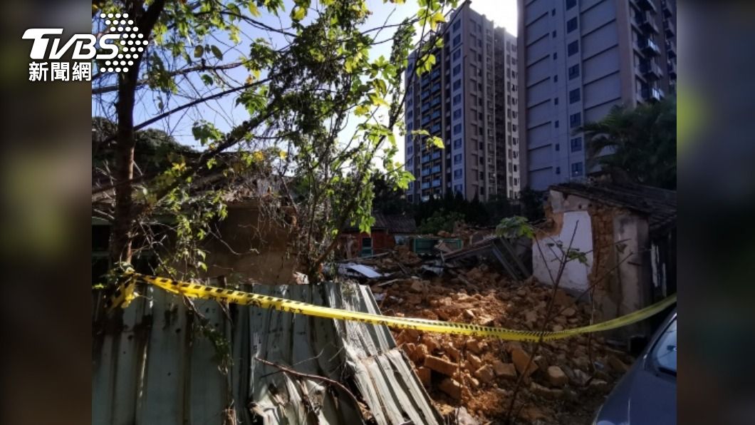 百年古蹟三合院「燃藜第紅樓」連假被偷拆 2人違法送辦