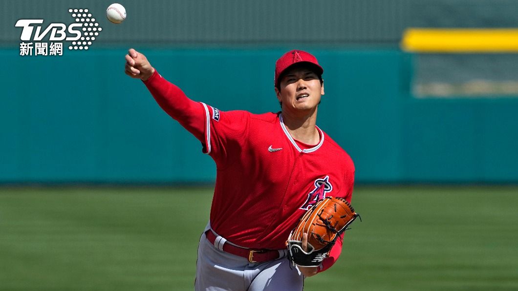 大谷翔平今日投出2次三振、2次保送,且沒被敲出任何一支安打。(圖/達志影像美聯社)