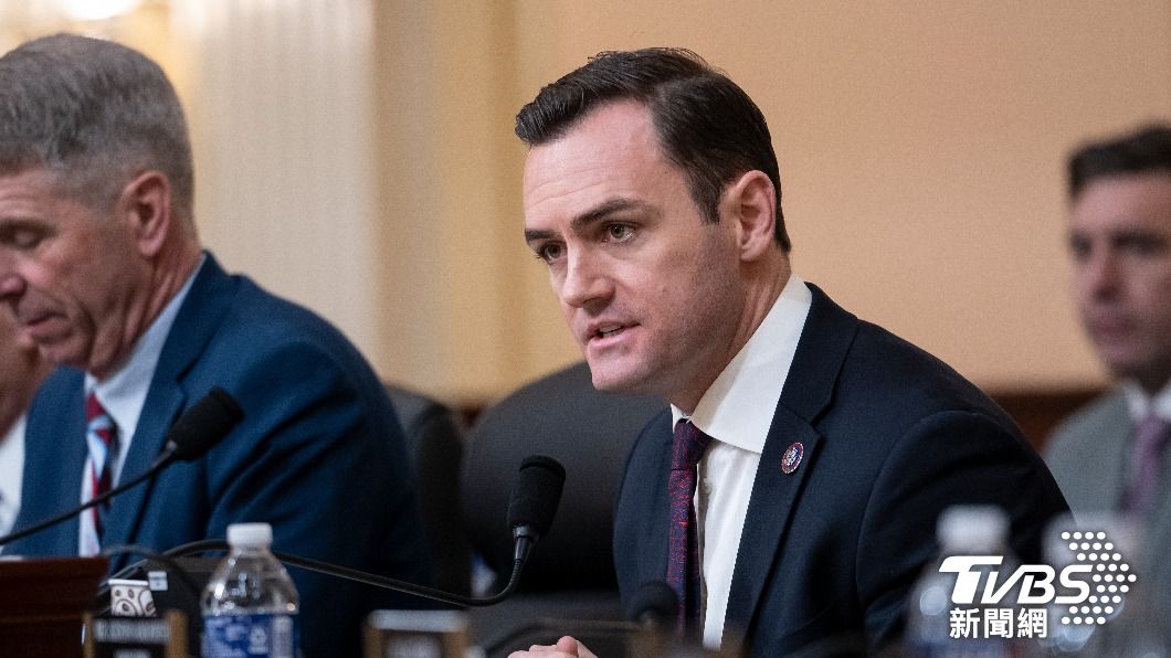 美國眾院中國事務委員會主席加拉格爾(Mike Gallagher)。(圖/達志影像美聯社)