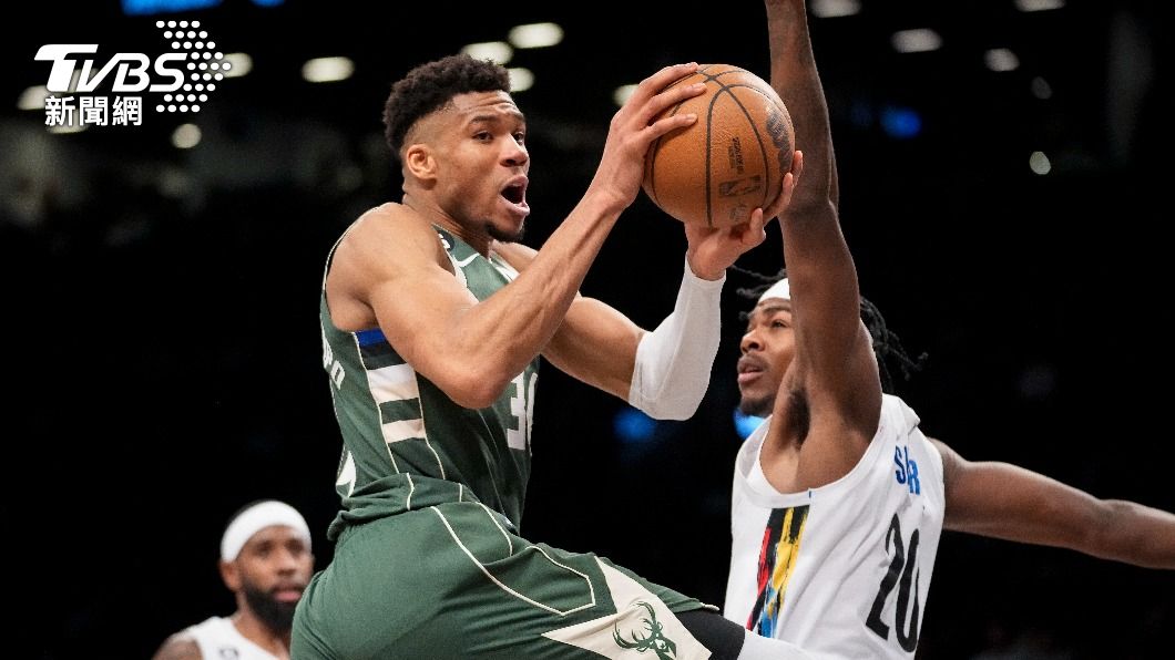 NBA字母哥歸隊攻33分 公鹿逆轉籃網奪15連勝