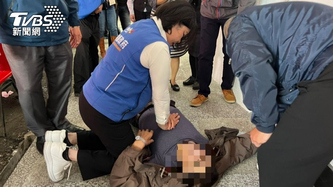 致詞有人昏倒!百人會議全體嚇呆 張麗善跳下台幫做CPR