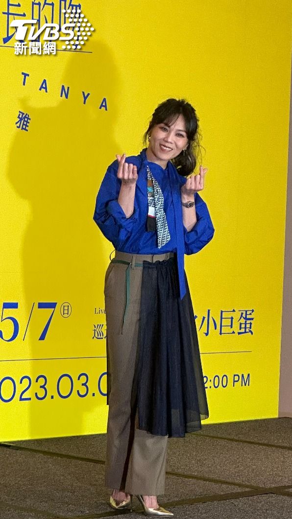 蔡健雅平常都會重訓。(圖/劉建偉攝)