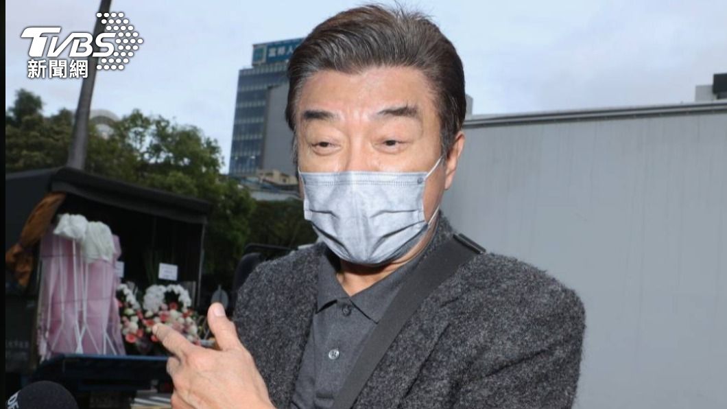 張佩華今談及好友不捨落淚。(圖/羅子欣攝)