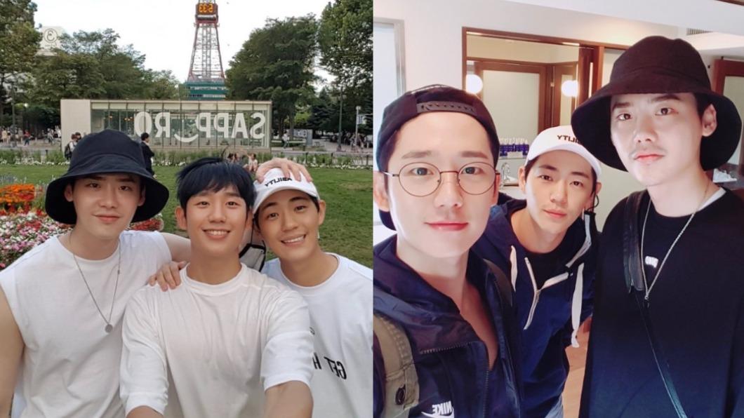 與李鐘碩和丁海寅是好友。(圖/翻攝自辛載夏 IG)
