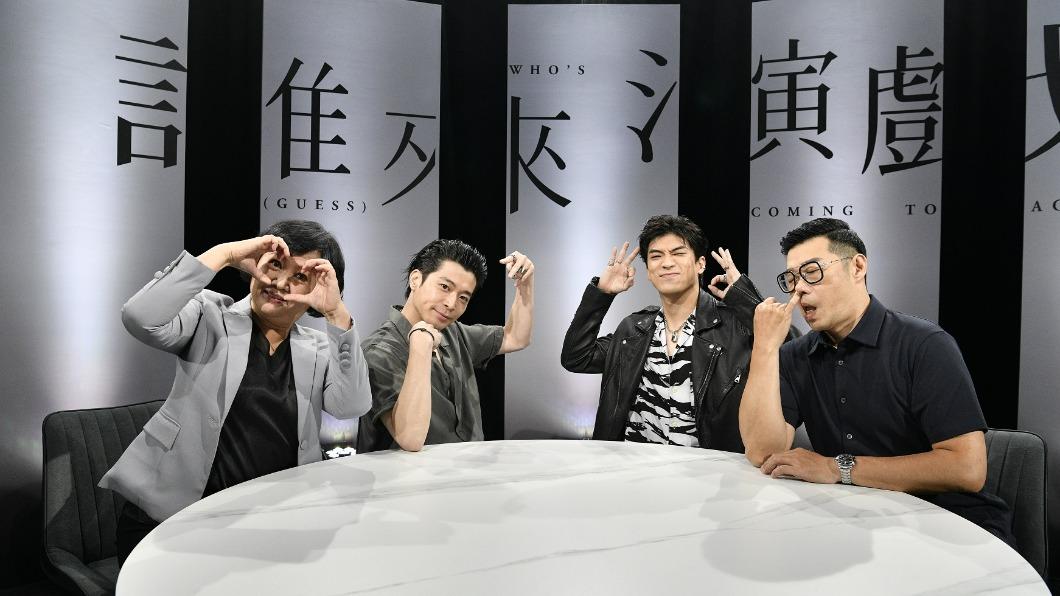 3位一起上《誰來演戲之圓桌對談》與主持人王琄（左）暢聊演員路所遭遇的過程。（圖／鏡電視提供）